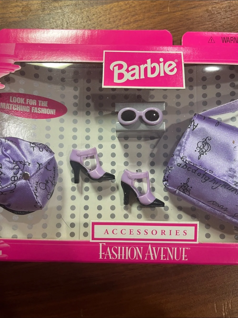 Barbie lavender satin
